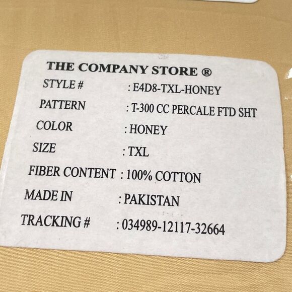 Lot of Sheets & Pillow Cases From The Company Store Cotton Twin XL Fitted & Flat - Picture 13 of 13